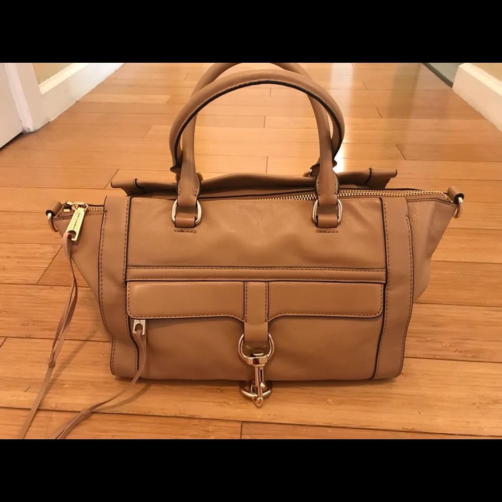MUST GO SALE - Rebecca Minkoff Beige Bowery Satchel Crossbody